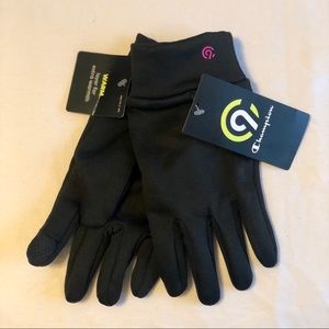 Champion C9 Girls Black Easy Touch Gloves